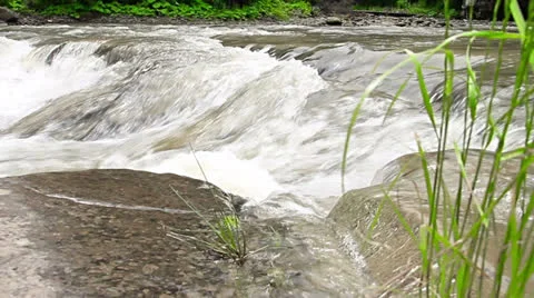 Mountain river Stock Footage 25592187