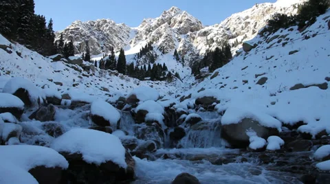 Mountain river Stock Footage 35237625