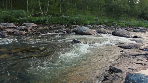 Mountain River Stock Footage 42386246
