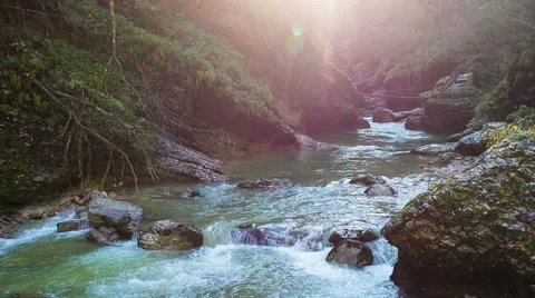 Mountain River Stock Footage 43311111