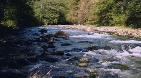 Mountain River.  Stock Footage 68018418