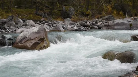 Mountain river Stock Footage 68370138