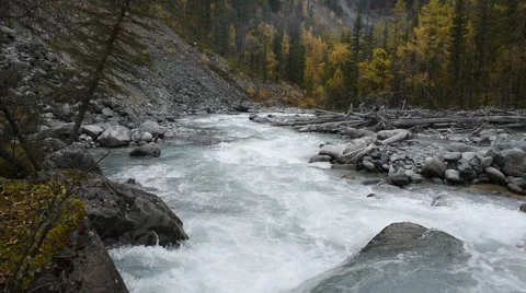 Mountain river Stock Footage 68370162