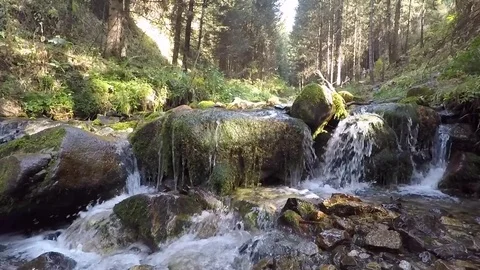 Mountain River Stock Footage 80212765