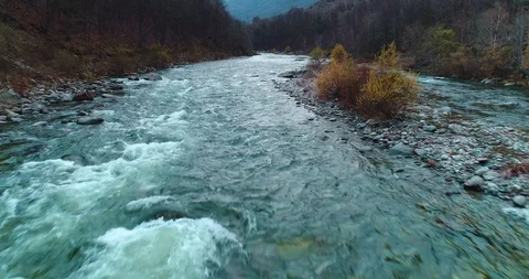 Mountain river Stock Footage 88618054