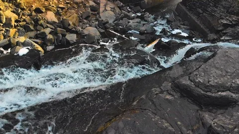 Mountain River Stock Footage 89709741