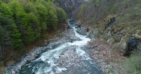 Mountain river Stock Footage 89872656