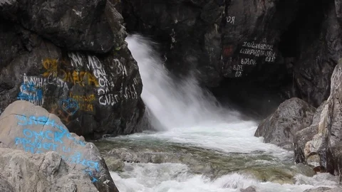 Mountain river Stock Footage 100323049