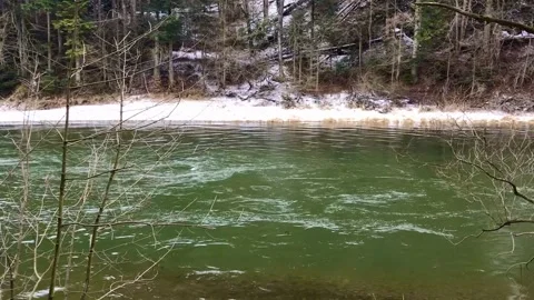 A mountain river Stock Footage 254012895