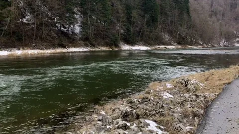 A mountain river Stock Footage 254012901