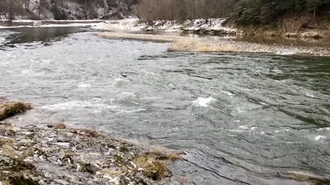 A mountain river Stock Footage 254012925