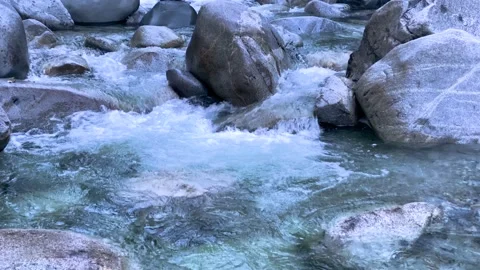 Mountain River in The Forest Stock Footage 140690909