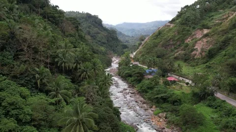 Mountain River Gorge tropic Video stock 242284040
