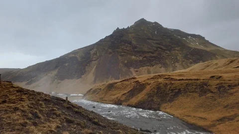 Mountain river in Iceland Stock Footage 106205099