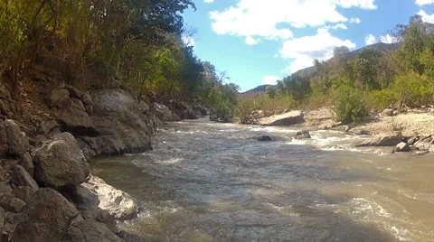 Mountain river Mae Chaem2 Stock Footage 49706076