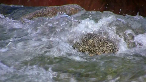 Mountain river in a natural environment Stock Footage 105237388