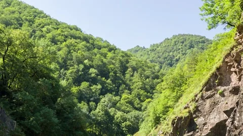 Mountain river panorama 動画素材 58470717