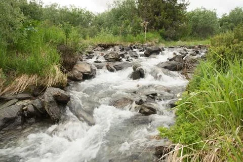 Mountain river Stock Photos