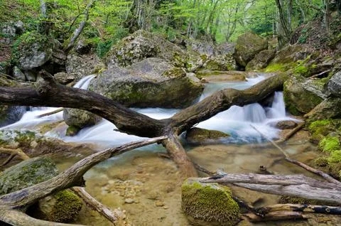 Mountain river Stock Photos