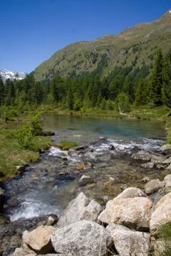 Mountain river Stock Photos