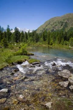 Mountain river Stock Photos