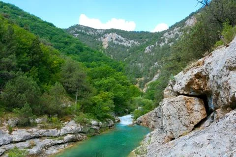 Mountain river Fotos de archivo
