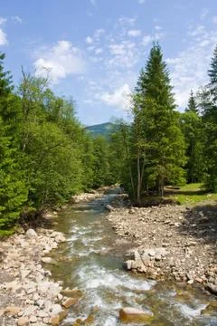 Mountain river Stock Photos