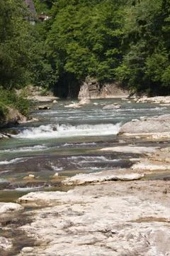 Mountain river Foto stock