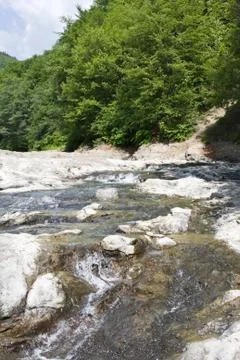 Mountain river Foto stock