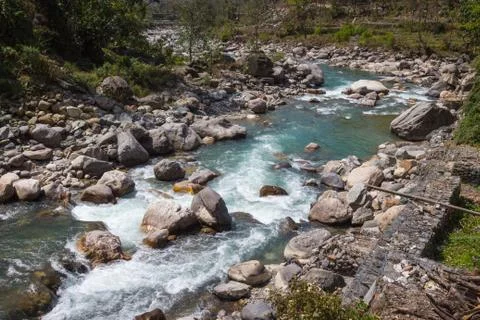 Mountain river Foto stock