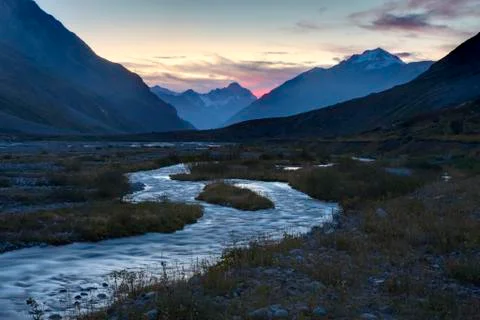 Mountain river Stock Photos