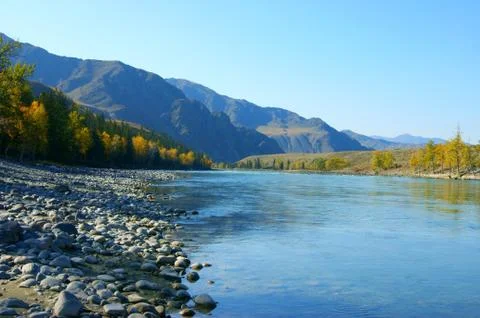 Mountain river Stock Photos