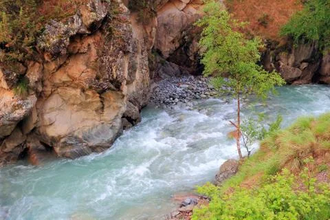 Mountain river Stock Photos