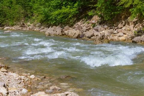 Mountain river Stock Photos