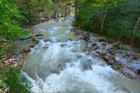 Mountain river Stock Photos