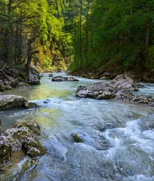 Mountain river Stock Photos