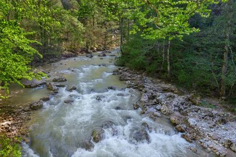 Mountain river Foto stock