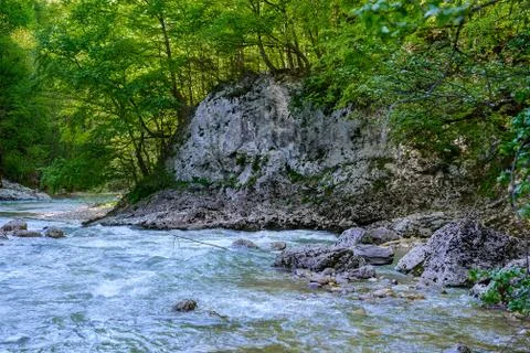 Mountain river Foto stock