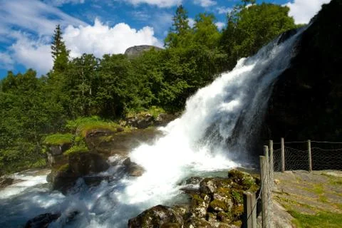 Mountain river. Stock Photos