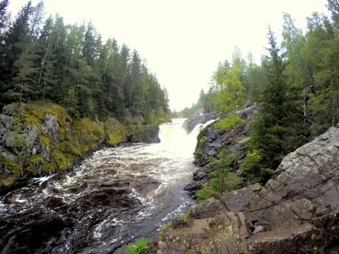 Mountain river 스톡 사진