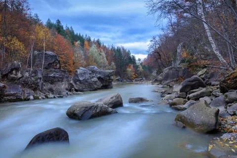 Mountain river Stock Photos