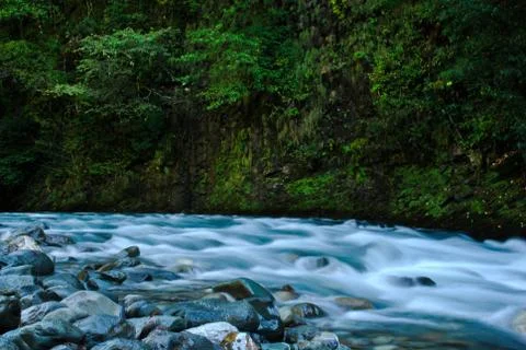 Mountain river. Stock Photos