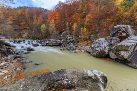 Mountain river Stock Photos