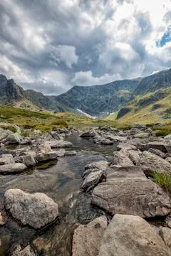 Mountain river Stock Photos