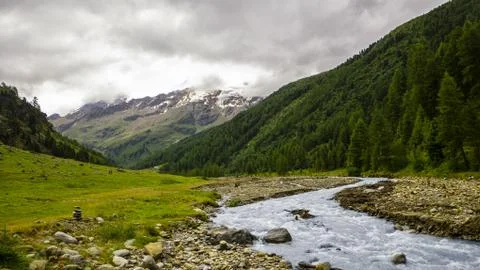 Mountain River Foto stock