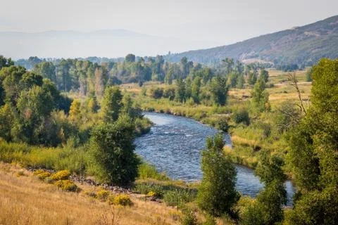 Mountain River Foto stock