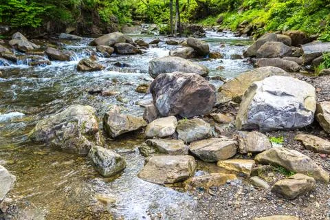 Mountain river Foto stock