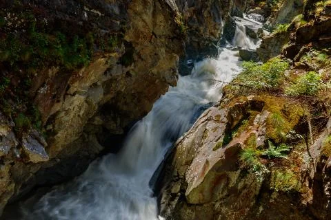The mountain river Stock Photos