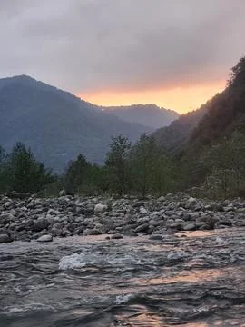 Mountain river Stock Photos