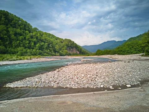 Mountain river Stock Photos